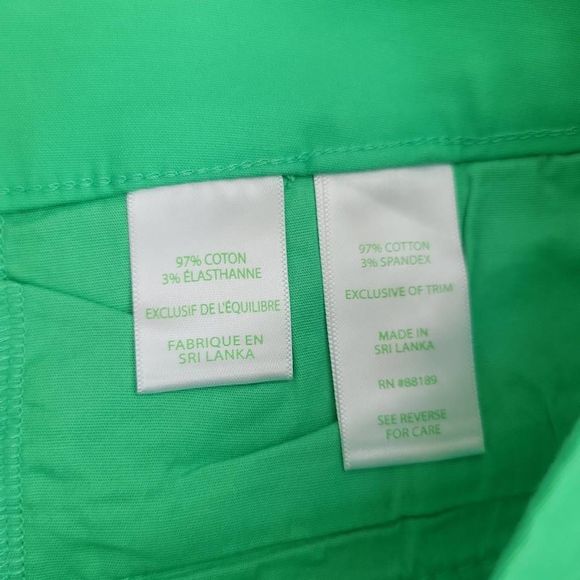Lilly pulitzer 5" Alessi Stretch Short - Cabana Green Size 16. No tag. New - Picture 7 of 10